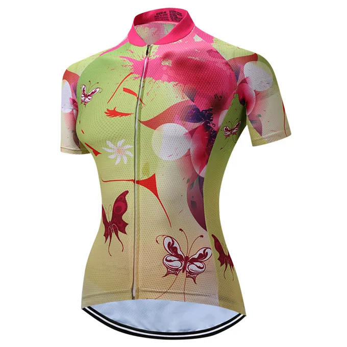 Велоспорт Джерси Женский велосипед Топ рубашка короткий рукав MTB Горный Ropa Maillot Ciclismo дорожный гоночный велосипед одежда женская одежда красный - Цвет: 10