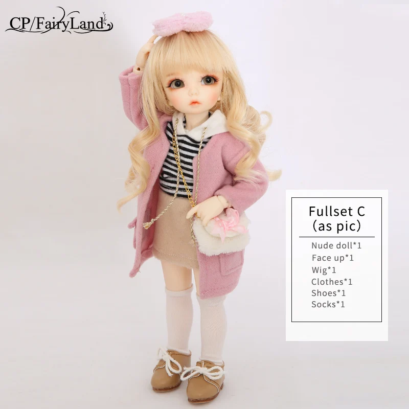 Littlefee анте костюм полный набор BJD куклы сказочная земля YoSD 1/6 FL Napi Dollmore Luts сладкий подарок для мальчиков и девочек - Цвет: FullsetC in NS aspic