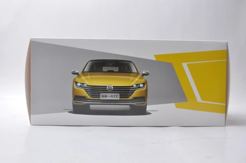 1:18 литая под давлением модель для Volkswagen VW New CC Arteon игрушечный автомобиль из белого сплава миниатюрная Коллекция подарков Passat Magotan