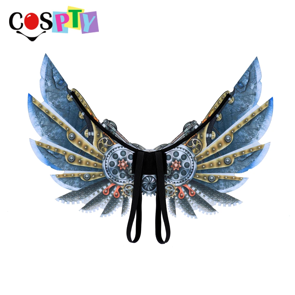 Cospty Хэллоуин Карнавал Вечеринка уникальный Косплей украшение стимпанк крылья