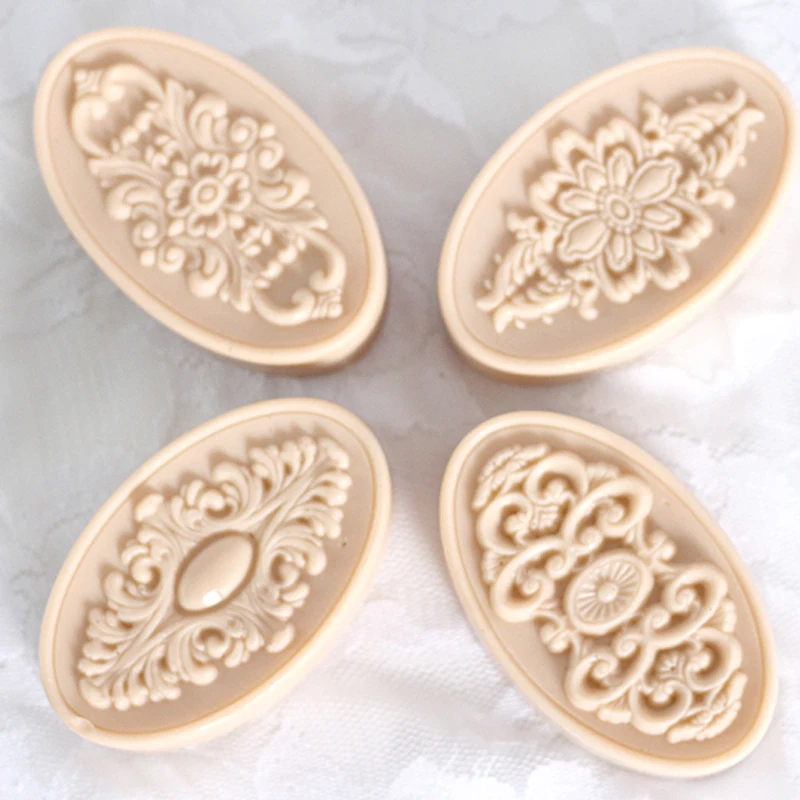 

PRZY Silicone Soap Molds Flower Mold Silicone 3D Soap Mold DIY Handmade Candle Moulds Rubber 4 Styles Craft Art Eco-friendly