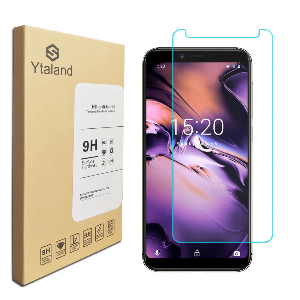 Защитное стекло Ytaland закаленное премиум класса для Umidigi One Max F1 / A3 Z2 Pro A1 S3 2.5D 0 3 мм 9H