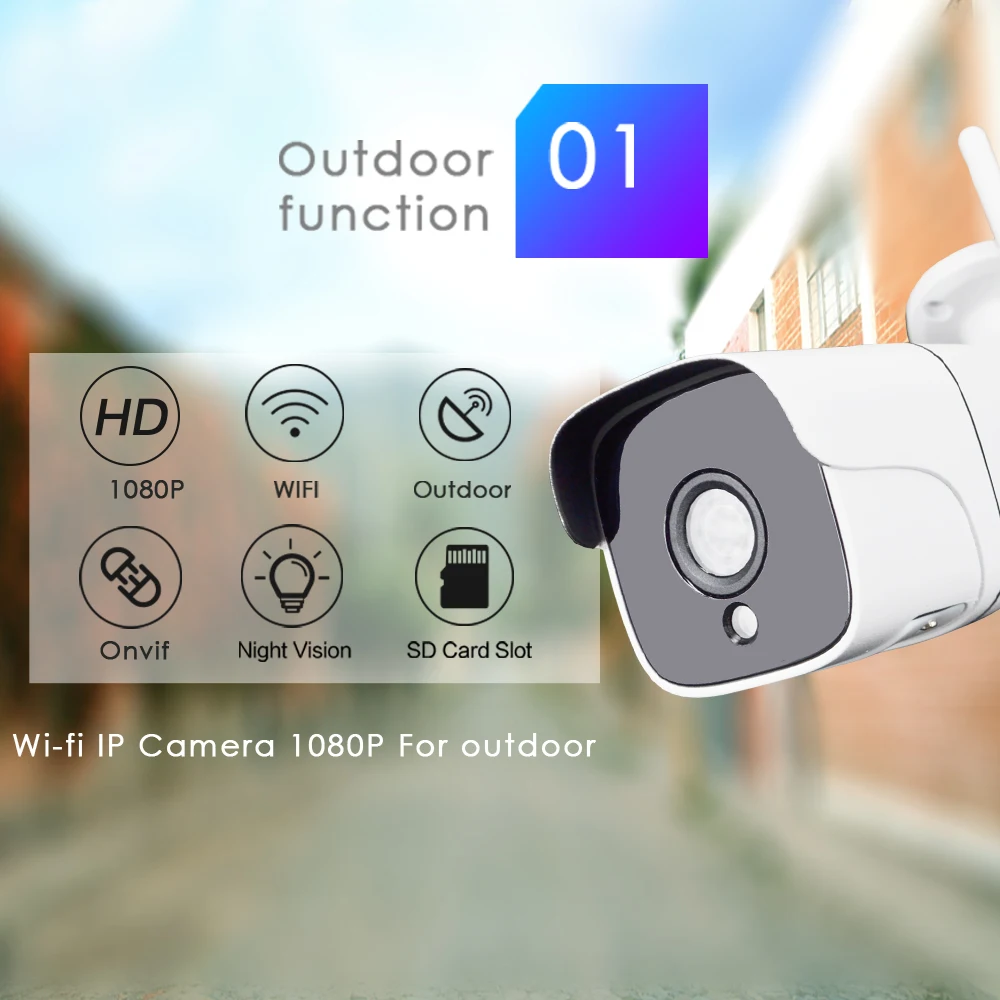 CTVMAN камера безопасности Wifi 1080p ip камеры уличная Водонепроницаемая Сетевая
