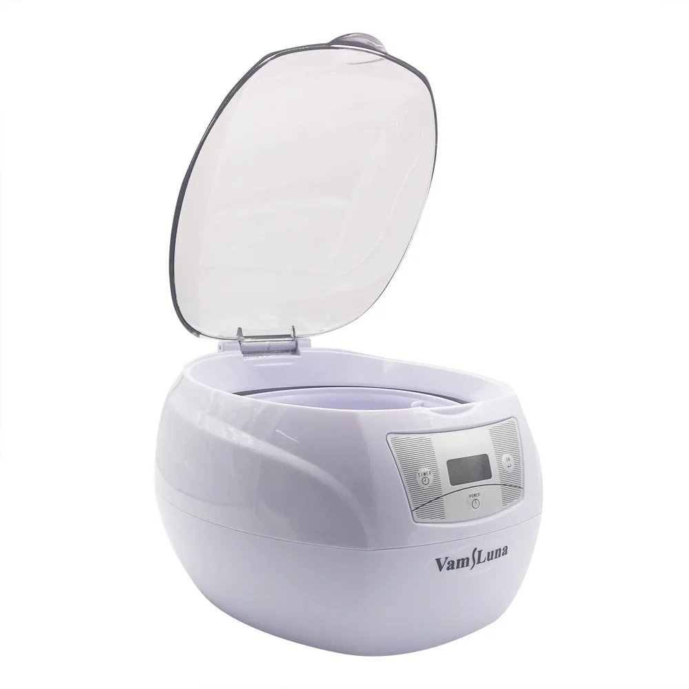 Ультразвуковой очиститель для ванны 750 мл очистки инструментов ногтей очков