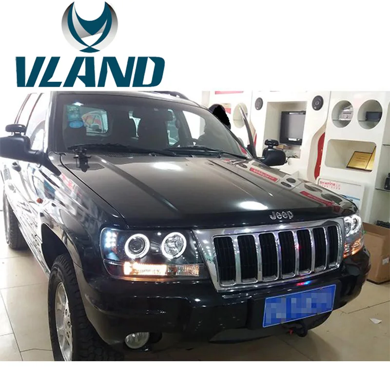 VLAND завод для светодиодных налобных фар Grand Cherokee 1999 2004 Ксеноновые передние фары