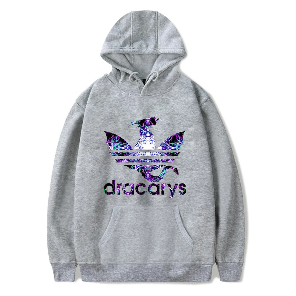 Dracarys толстовки и кофты с принтом аниме-Толстовка Осень г. Игра престолов Кофты для мужчин/wo мужчин негабаритных японский пальто