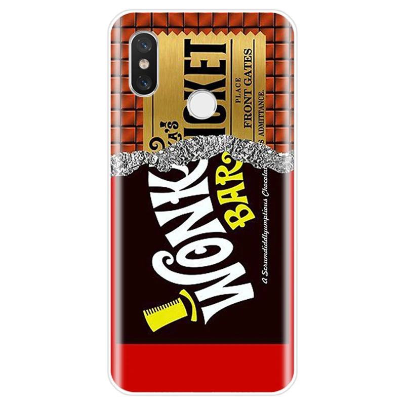 Мягкий Силиконовый ТПУ чехол для телефона alenka bar wonka chocolate xiaomi 4 4S 5 5C 5S PLUS 6 6X 8 Pro 8lite 9
