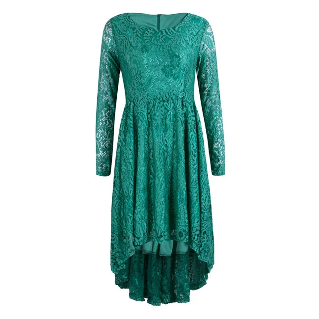 Boho/элегантная Одинаковая одежда для мамы и дочки; кружевное платье с цветочным узором для женщин и девочек; необычные королевские платья зеленого, розового цвета