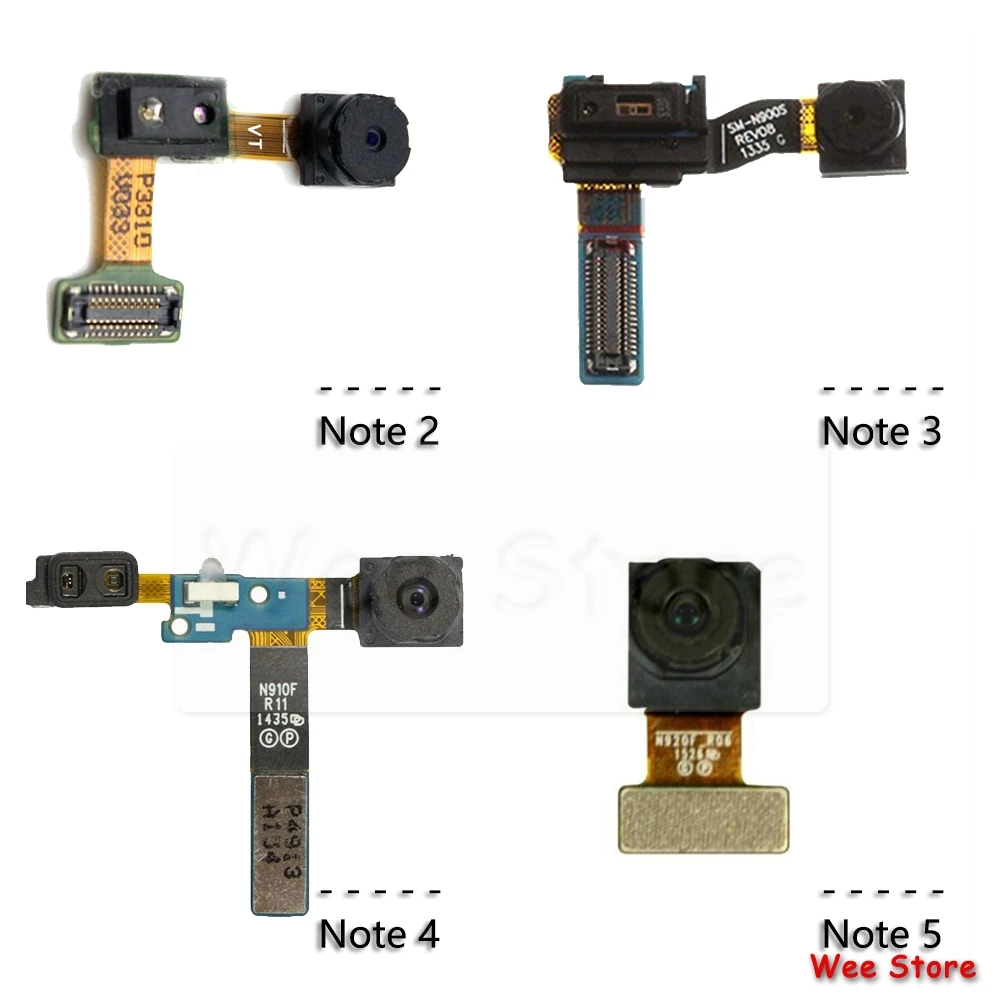 Гибкий кабель для фронтальной камеры Samsung Galaxy Note 2 3 4 5 N9005 N910c N910f N920F N920C|Шлейфы