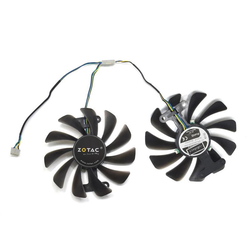 95 мм GFY09010E12SPA 4PIN GTX1070/1080 охлаждающий вентилятор GPU Замена для Zotac GTX 1070 1080 AMP KFA2 GTX1070 Ti