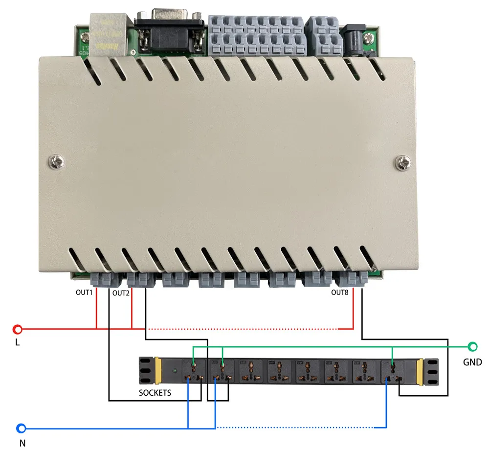 8 Gang сети Ethernet tcp/ip реле Управление Diy модуль коммутатора умный дом автоматизации дистанционное управление ler охранной сигнализации Domotica