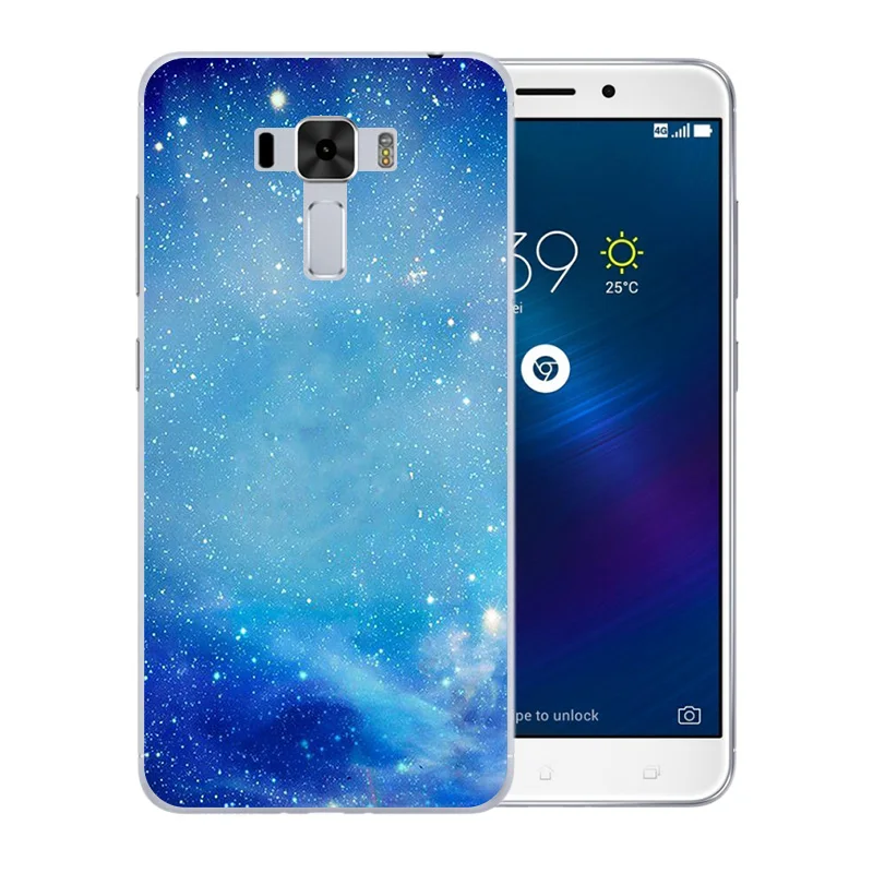 For Asus Zenfone 3 Laser ZC551KL Phone Case Starry Sky Pattern Coque Soft Silicone Luxury Funda |