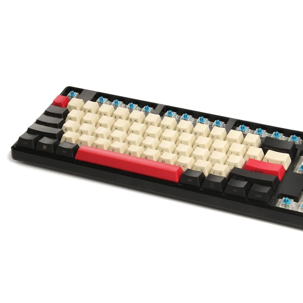 Бесплатная доставка YMDK 108 87 61 Винтажный стиль PBT OEM профиль Keycap для 104 TKL 60% MX