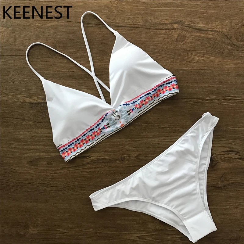 KEENSET бикини 2018 сексуальный купальник женский пуш ап бразильский комплект бандо