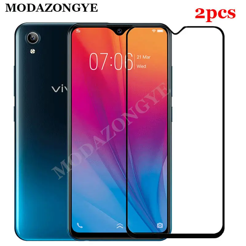 2 шт VIVO Y91C закаленное стекло для Защита экрана Y91 C VIVOY91C полное покрытие стеклянная