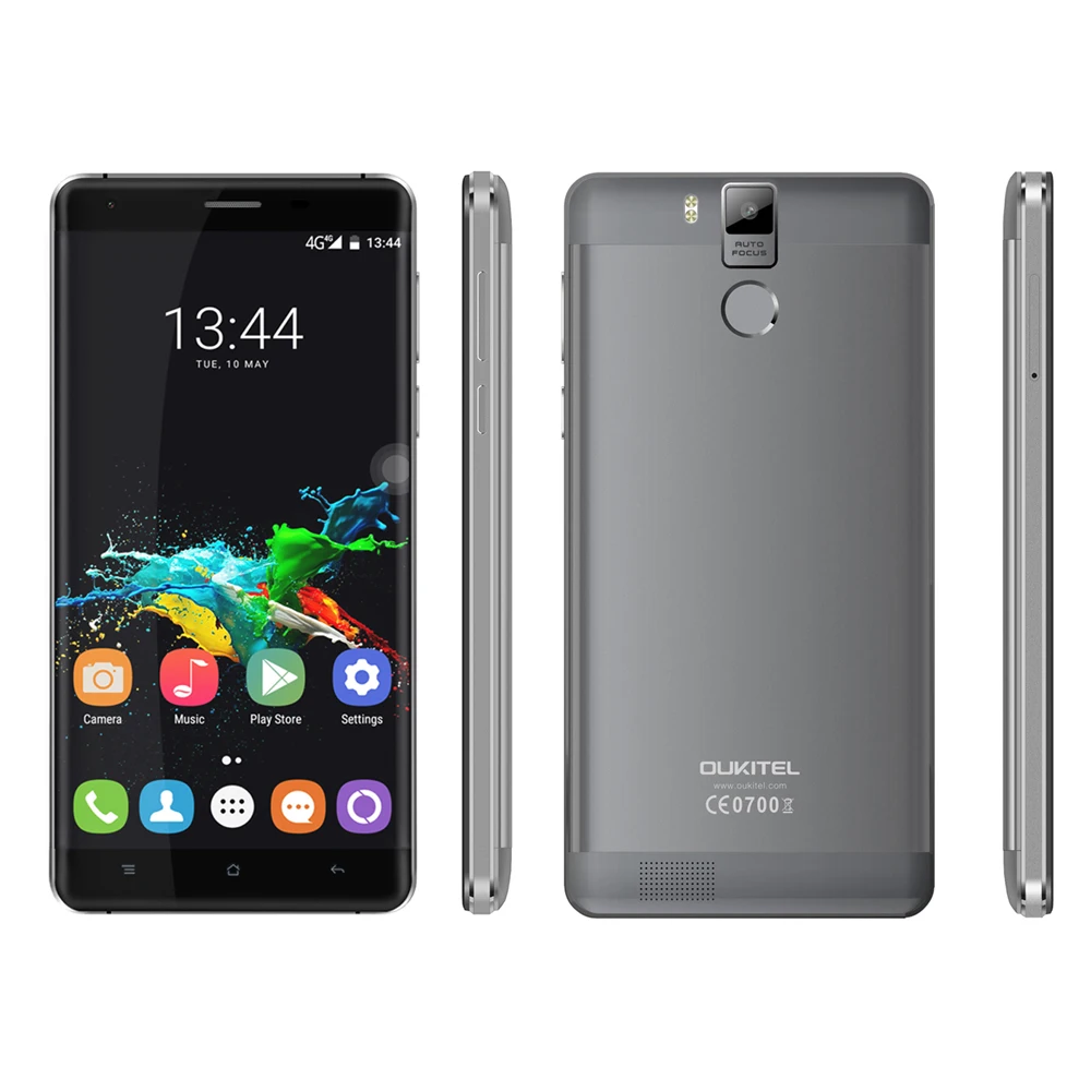 6000 мАч Oukitel K6000 Pro 4 г LTE Смартфон Android 6.0 MTK6753 Octa core 3 ГБ + 32 16MP 5.5 &quot1920*1080 отпечатков
