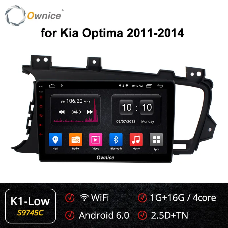S9745 K1-Low Ownice Восьмиядерный Android 9,0 K3 K5 K6 dvd-плеер для Kia K5 Optima 2011- 4G DSP gps Радио Стерео 360 панорама оптический - Цвет: S9745 K1-Low