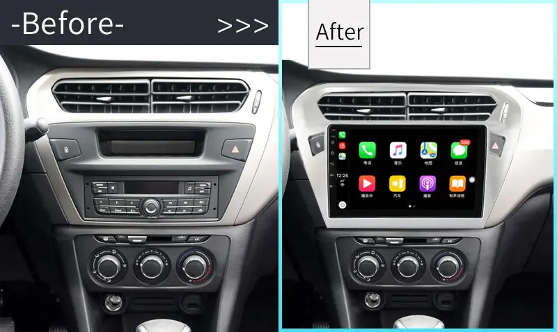 " Android 8,0 gps навигация автомобильный стерео Мультимедийный Плеер для peugeot 301 для Citroen C-Elysee- Автомагнитола