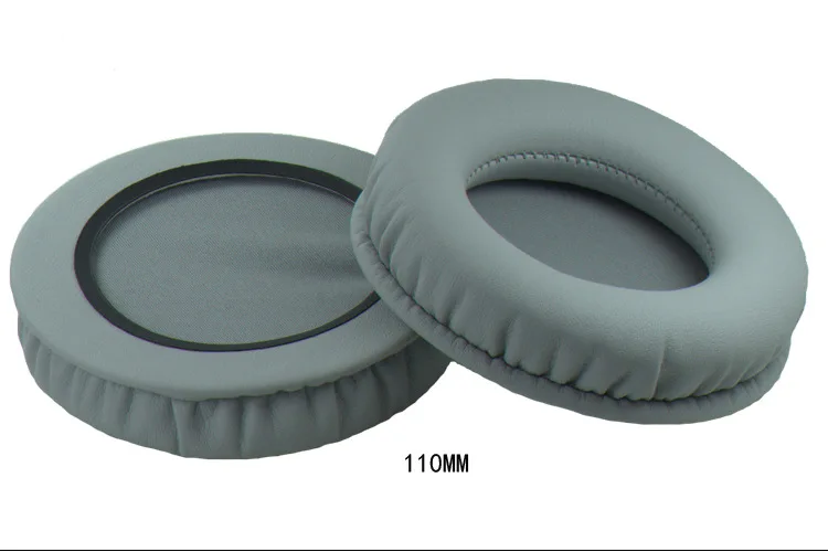110mm diameter 2 шт/1 пара. Накладки для наушников комплекты сменных деталей 50 мм 55 мм 60 мм 65 мм 70 мм 75 мм 80 мм 90 мм 95 мм 100 мм кожаные амбушюры ANJIRUI - Цвет: 110mm diameter