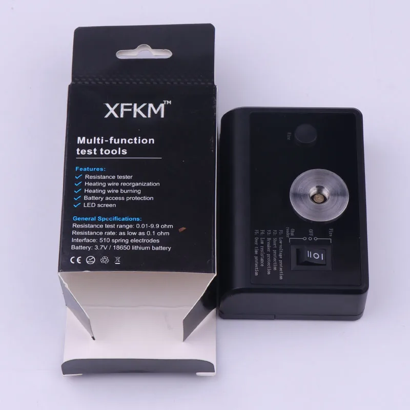 Xfkm многофункциональный метр Ом Сопротивление ом reader сжигание лихорадка тестер