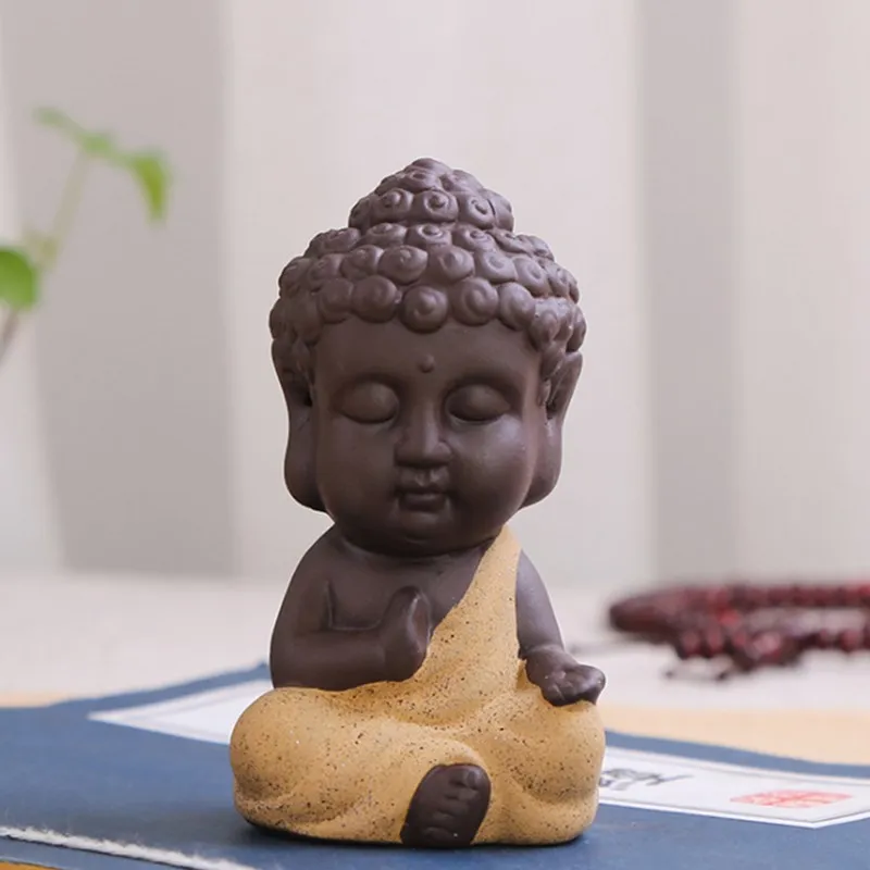 Маленькая Будда искусственная сила Индийская Йога мандала чай домашнее животное