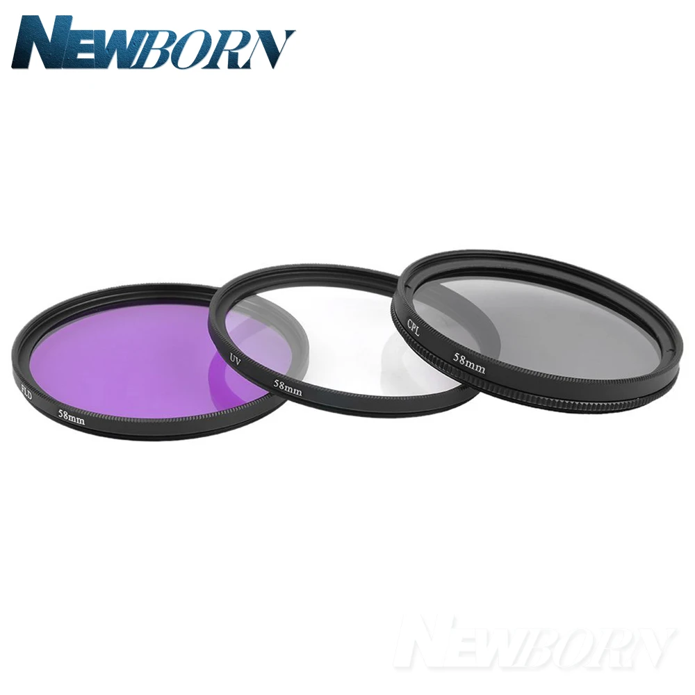 Уф-фильтр для объектива 49 мм UV + CPL FLD набор фильтров Sony NEX-F3 | Электроника