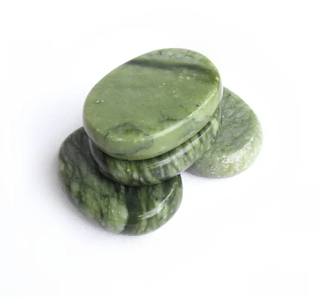 Горячий камень терапия мощный для массажа тела/глянцевый нефрит |