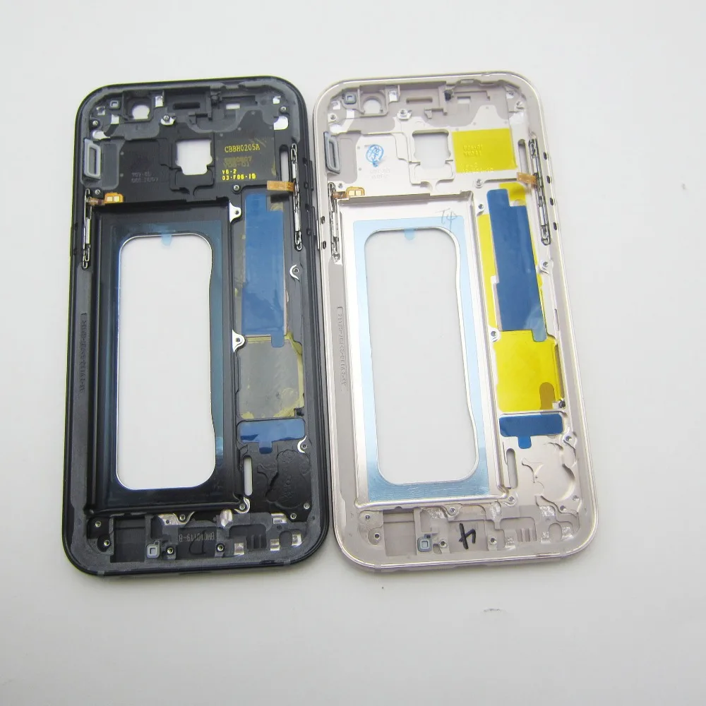 Запасные части для Samsung Galaxy A5 2017 A520 A520F рамка Корпус Крышка Оригинальный средний