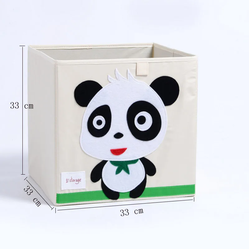 Большой квадратный мультфильм 3D вышивка детские игрушки Органайзер коробка для хранения складной ящик для хранения одежды промытый органайзер для мелочей - Цвет: pp-3