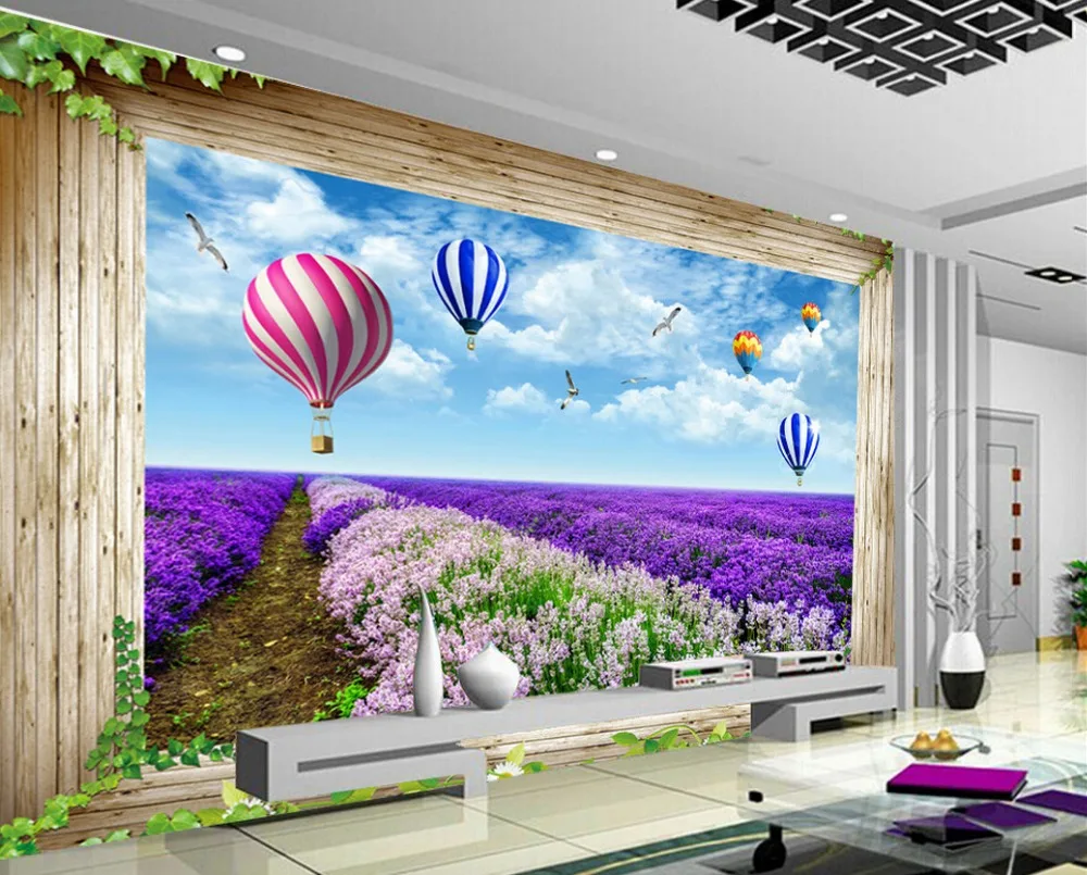 Пользовательские фото обои 3D стерео пейзаж гостиная ТВ Классическая картина