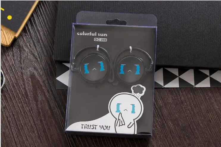 Экспрессивные наушники Cartoon Earphones милые 3,5 мм стерео вкладыши для iPhone 6 Xiaomi Girls Kids Gifts Phone Mp3 Mp4 Гарнитура включена.