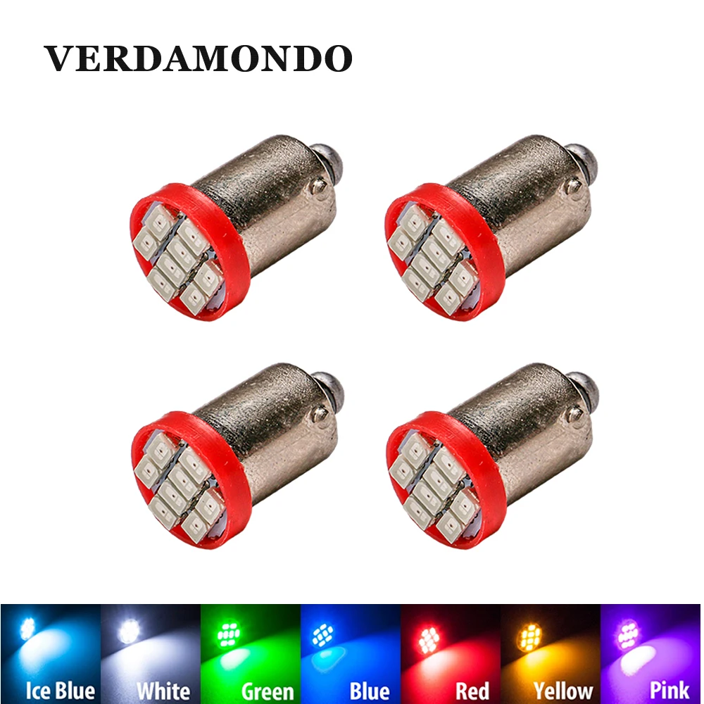 4 шт Высокое качество T4W BA9S 8 SMD 1206 светодиодный интерьерные лампочки 3020 8smd Клин