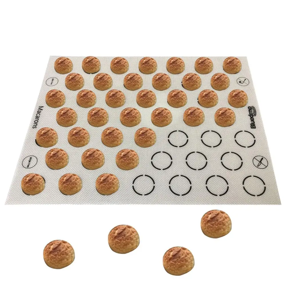 Антипригарный силиконовый коврик Bluedrop для выпечки печенья лайнер духовки