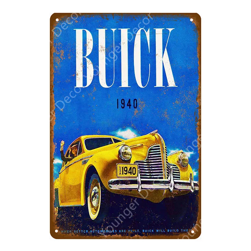 Классический Buick плакат с изображением автомобиля Меркурий грузовиков