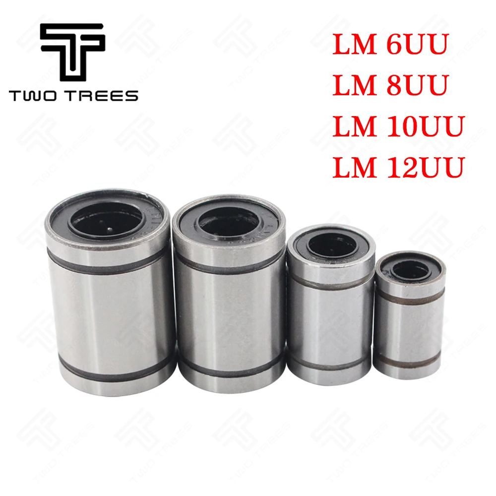 Детали для 3D принтера линейные подшипники LM6LUU/LM8LUU/LM10LUU/LM6UU/LM8UU втулка втулки
