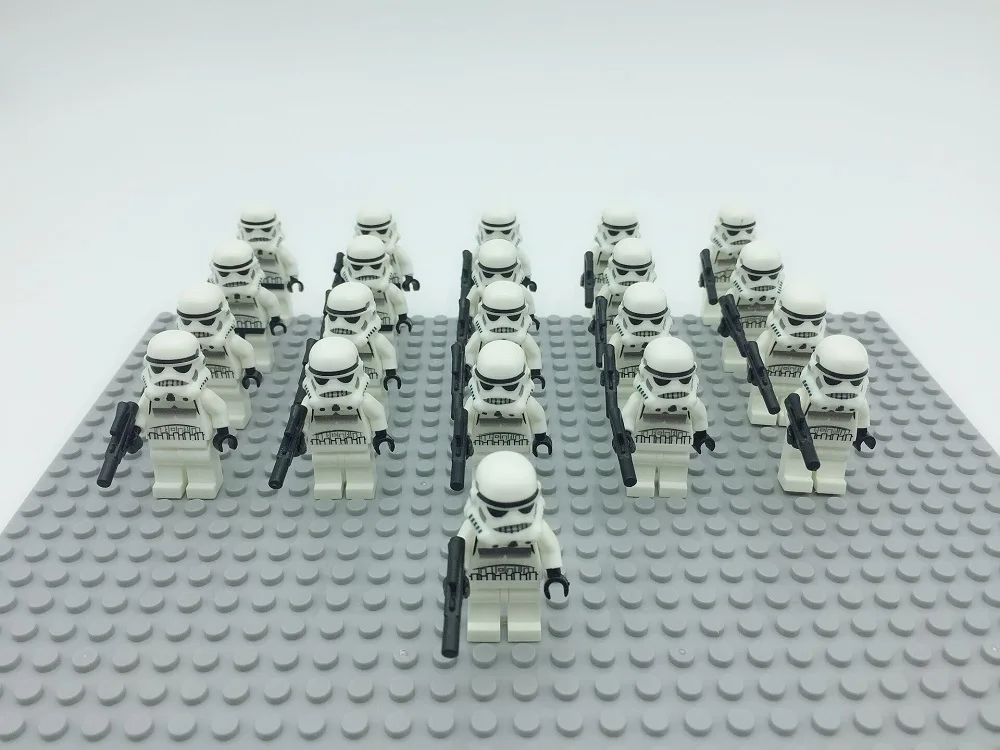 21PCS Medieval Crusader Rome Commander Soldiers Army Group Building Blocks Baby Toys
