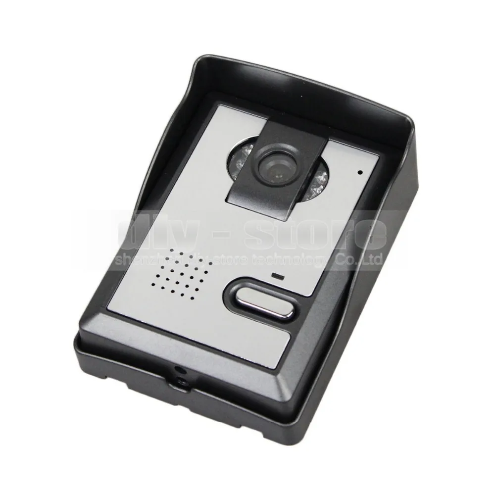 DIYSECUR Video Intercom Video Door Phone Doorbell 600TV Line IR Night Vision Outdoor Camera for Home / Office Security System