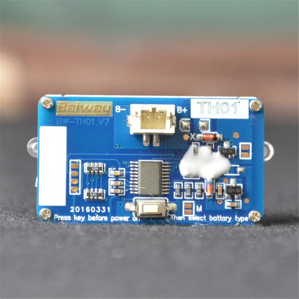 12V 24V 36V 48V Crystal Adjustable LCD Car Acid Lead Lithium Battery Capacity Indicator Digital Voltmeter Voltage Tester 1PC J3
