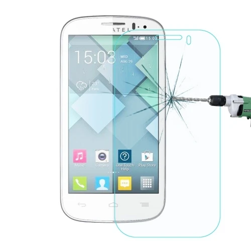 Закаленное стекло 2.5D для Alcatel One Touch Pop C5 Оригинальная защитная пленка 9H