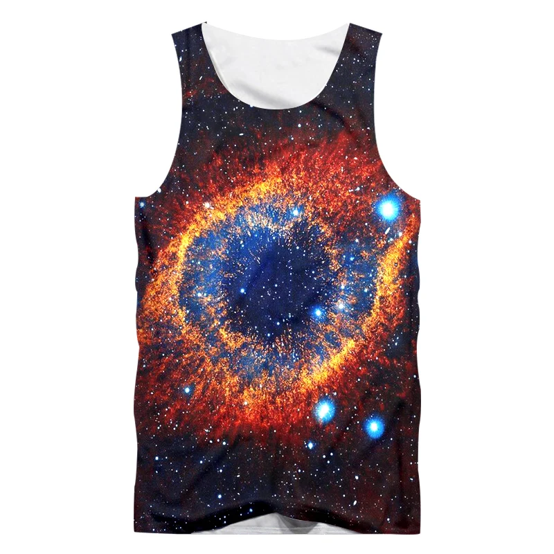 UJWI мужская майка с 3D принтом Галактика Космос мужские спортивные майки в стиле