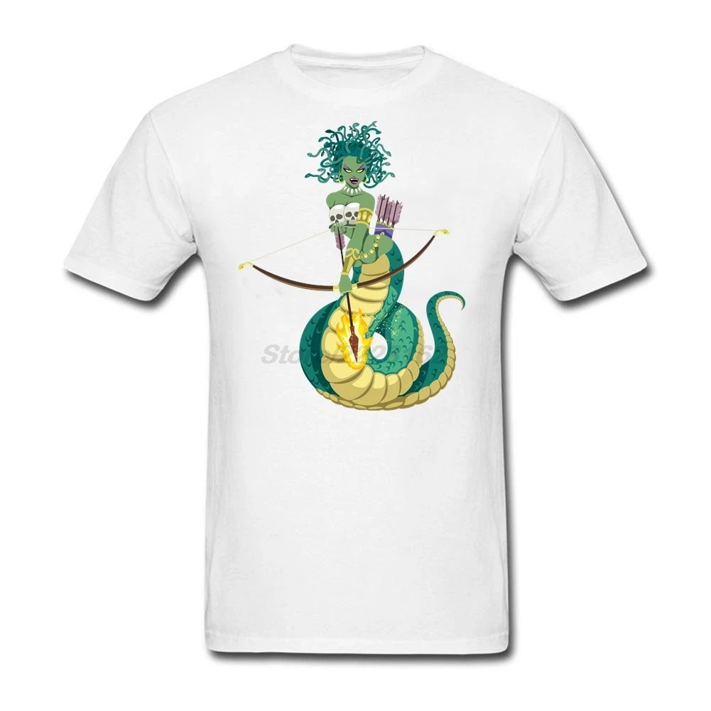 Мужская Медуза на белой футболке недорогие рубашки Geek персонализированные