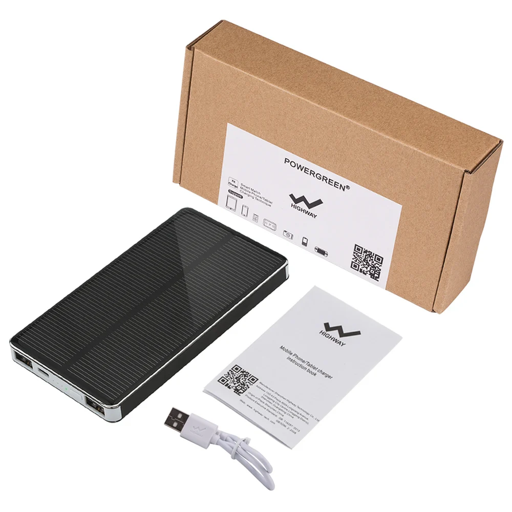 Power Green Внешнее зарядное устройство для телефона светодиодный дизайн