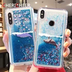 Жидкий чехол для плавания с дельфинами Redmi Note 7 для Xiaomi Redmi Note 7 6 5 Pro блестящий чехол с зыбучим песком для Xiaomi Redmi Note 7