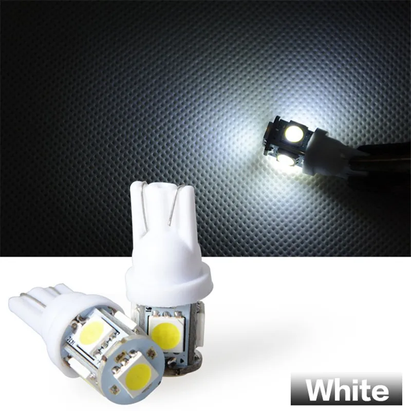 1000 шт.; ; детское нижнее белье автоматические светодиодные лампы T10 5SMD 5050 автоматические светодиодные лампы T10 Светодиодные Автомобильные фары 5smd клиновые лампочки Супер яркий DC12V