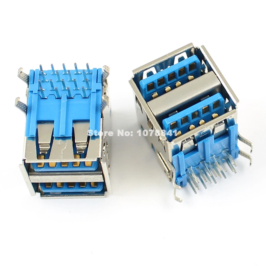 20 штук Dual USB 3 0 18 Pin Тип Женский правый угол разъем|connector 20|connector socketconnector female |