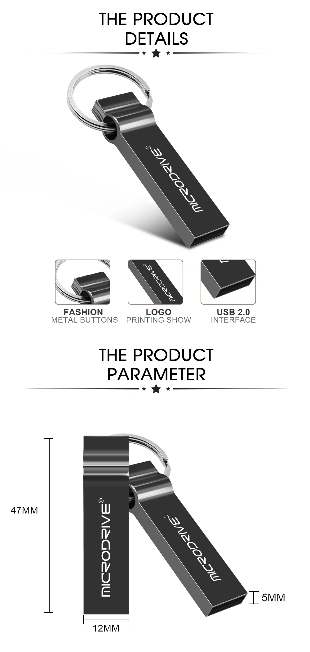 Usb флеш-накопитель 4 GB/8 GB/16 GB/32 GB/64 GB 128GB Водонепроницаемый металлический брелок для ключей карта pendrive карта памяти приводы u диск