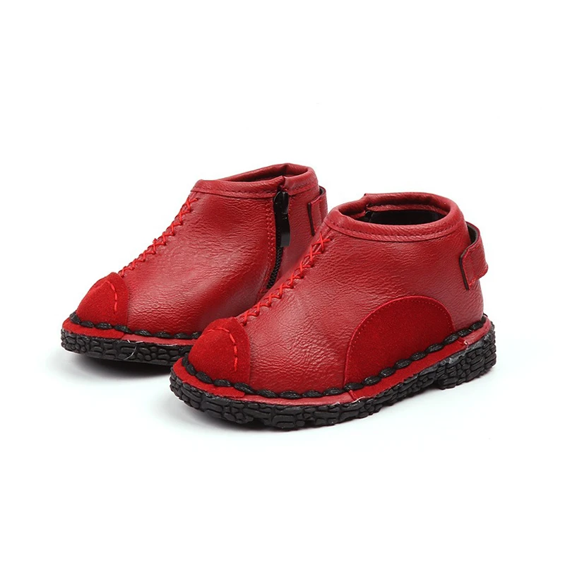 Girls Boots Autumn Winter Children Boys Fashion Warm Baby Shoes Sneakers Waterproof Kids Leather | Детская одежда и обувь