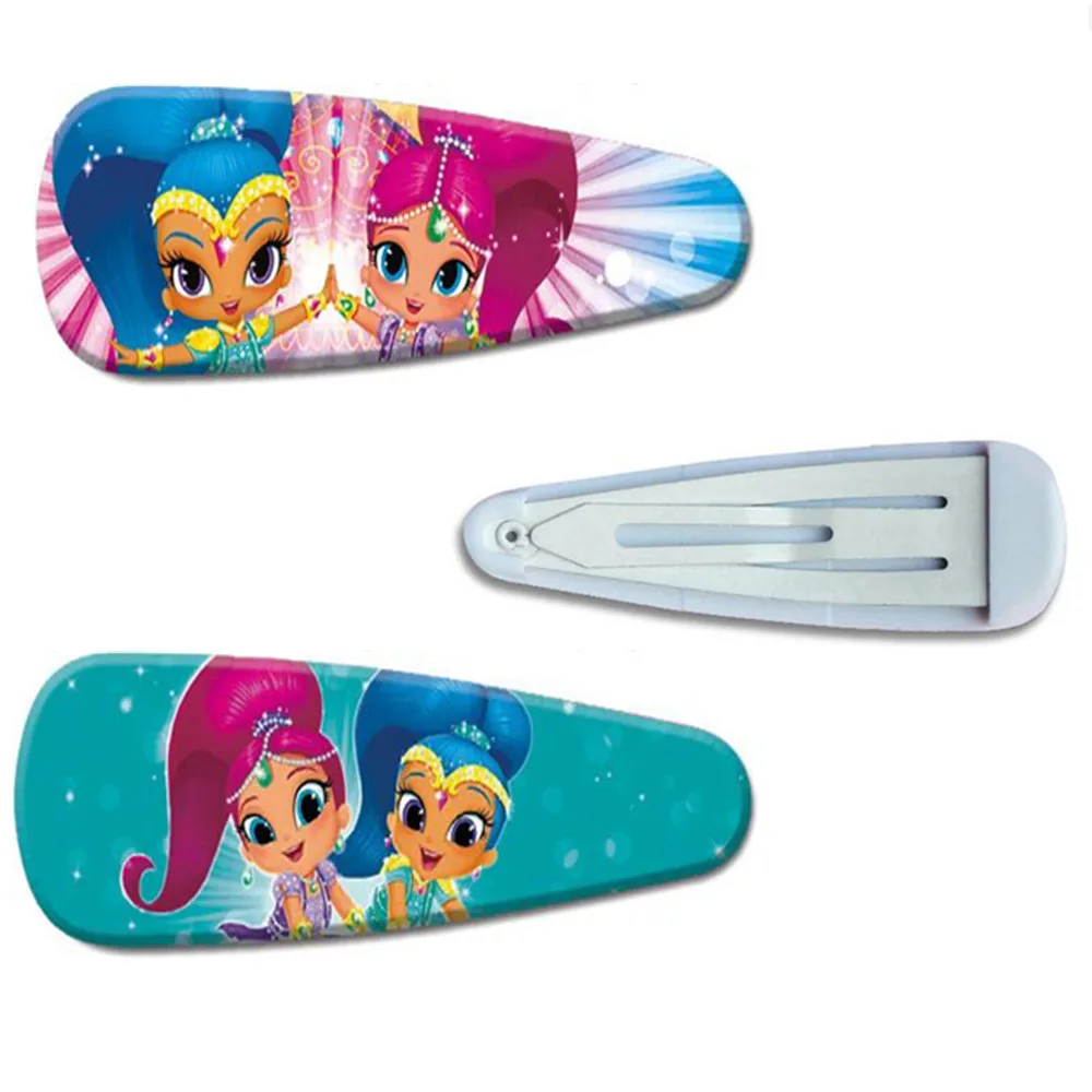 4 шт./компл. мультяшная Шиммер сестра заколка для волос Милая блестящая девочка