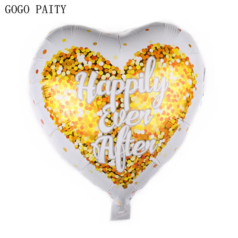 GOGO PAITY новые 18 дюймовые алюминиевые воздушные шары в форме сердца декоративные на