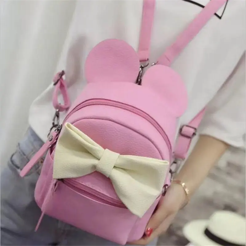 

New Fashion Brand Design Women Mickey Shaped Bag Cute Funny Women Evening Bag Clutch Purse Chain Backpack Bag for Birthday Gift